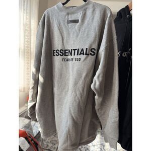 NWT Essentials Fear of God Dark Oatmeal Crewneck